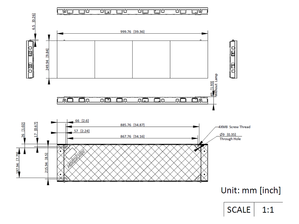 DS-D4026CC-1F Hikvision Indoor Fixed LED Display Unit 產品圖片