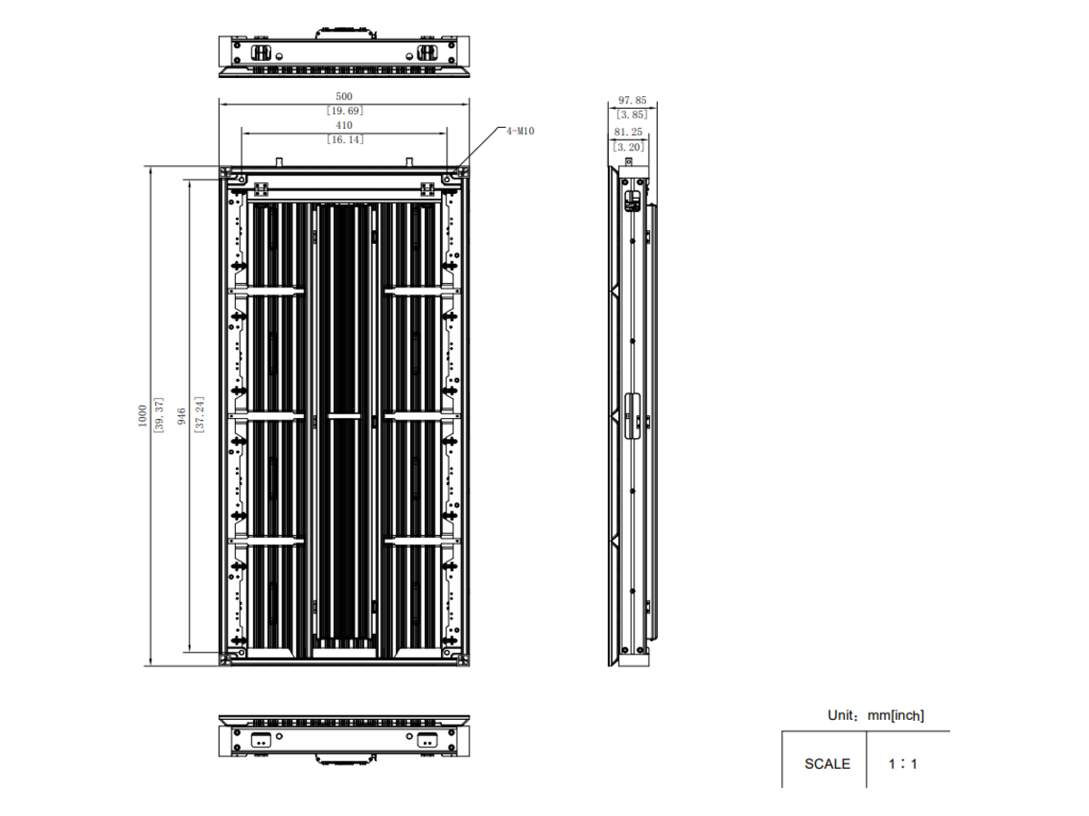 DS-D4239CF-1AAB Hikvision P3.9 Outdoor LED Display Unit 產品圖片