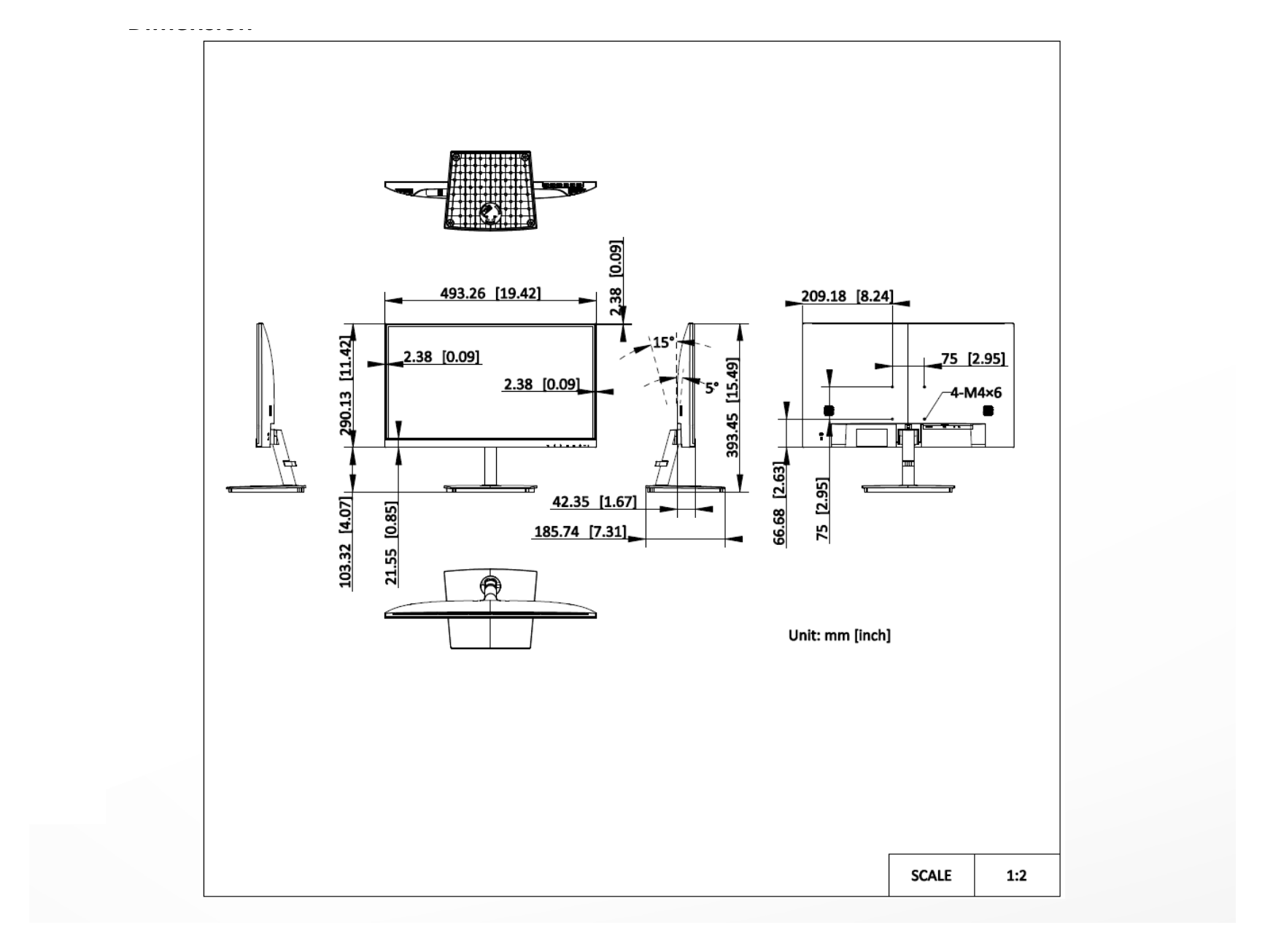 DS-D5022F2-1V2S 外形尺寸圖 詳見圖示｜Unit: mm