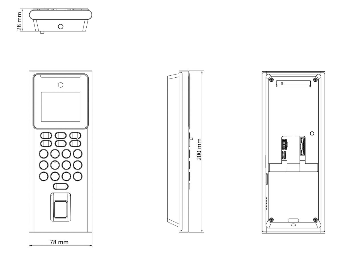 DS-K1T321EFWX Hikvision Face Recognition Terminal 產品圖片