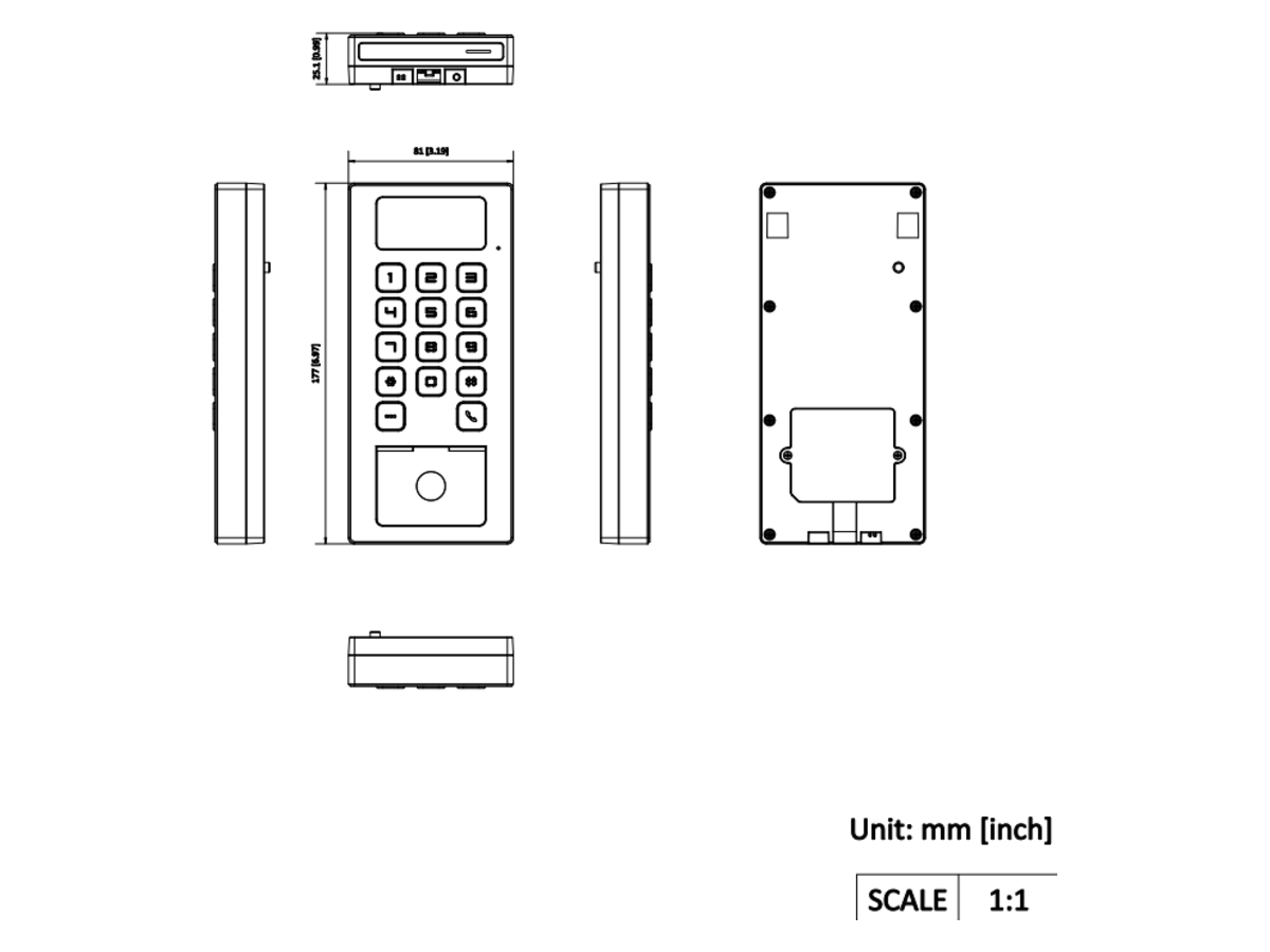DS-K1T502DBWX-QR Hikvision    Manage access control and intercom functions in one device 產品圖片