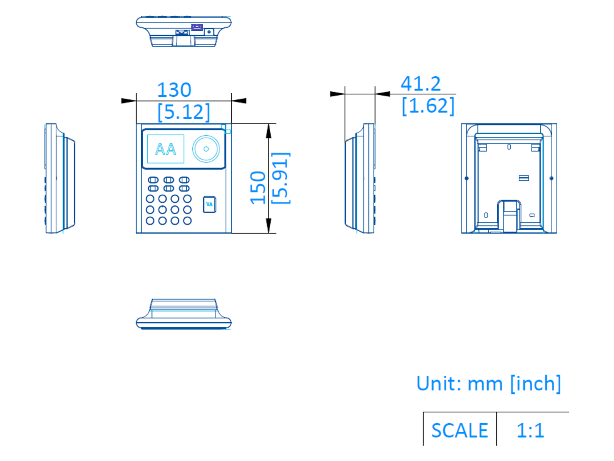 DS-K1T8005MFWX-B Hikvision Pro Fingerprint Terminals 產品圖片