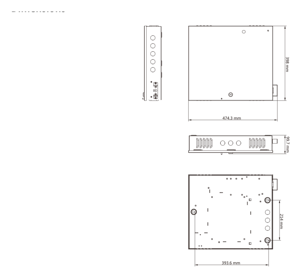 DS-K2600-G 外形尺寸圖 詳見圖示｜Unit: mm
