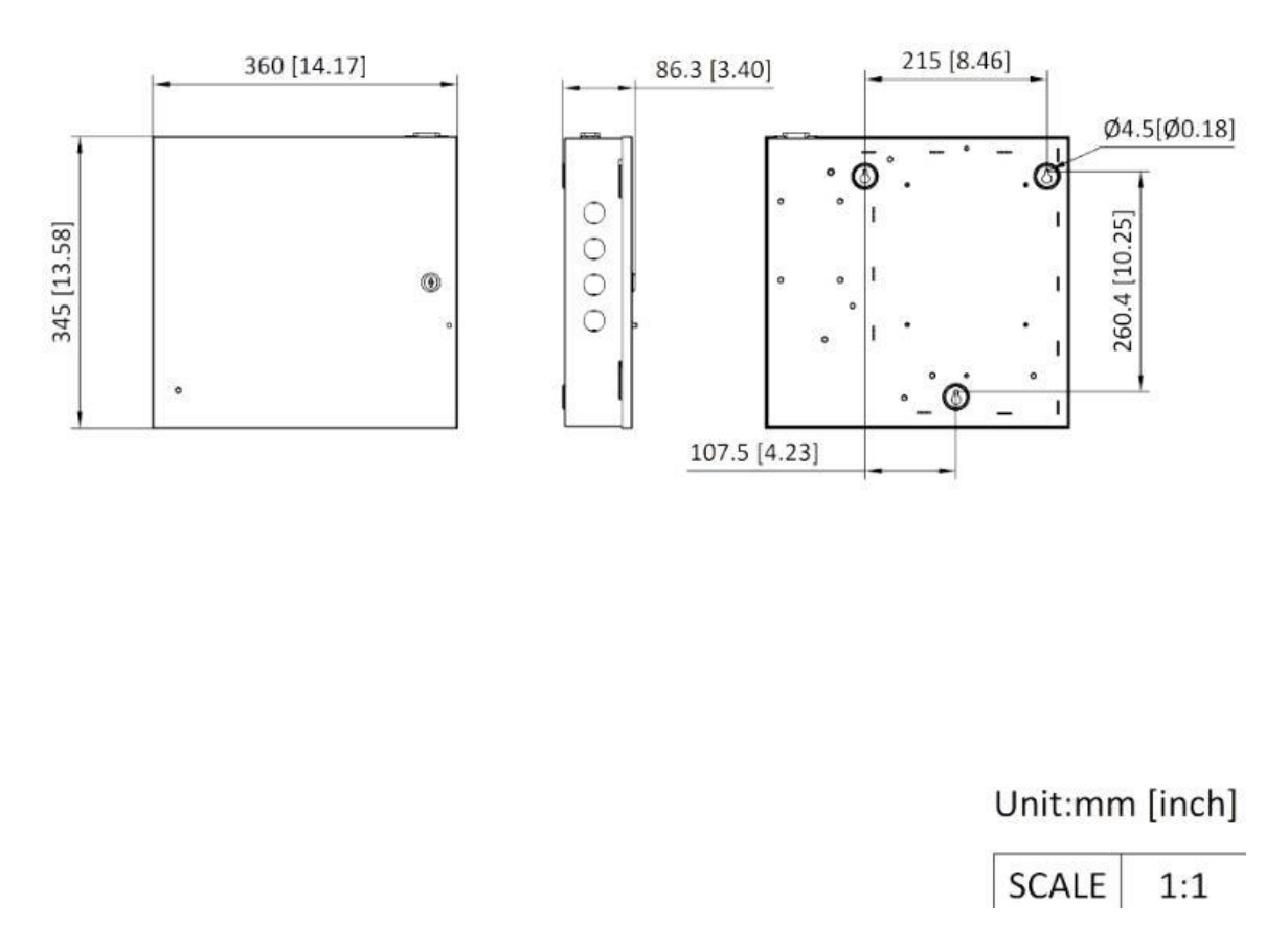 DS-K2M004X 外形尺寸圖 詳見圖示|Unit: mm