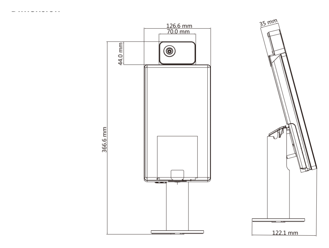DS-K5671-3XF 外形尺寸圖 詳見圖示｜Unit: mm