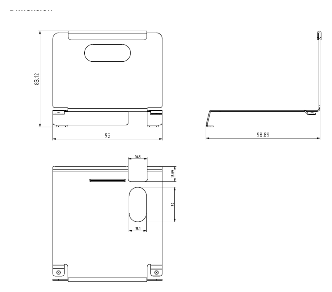 DS-K7R83X-REMOTE 外形尺寸圖 With package (1 for 1) 251 mm x 211 mm x 141 mm (9.88" × 8.31" × 5.55") With package (1 for 12) 522 mm x 442 mm x 453 mm