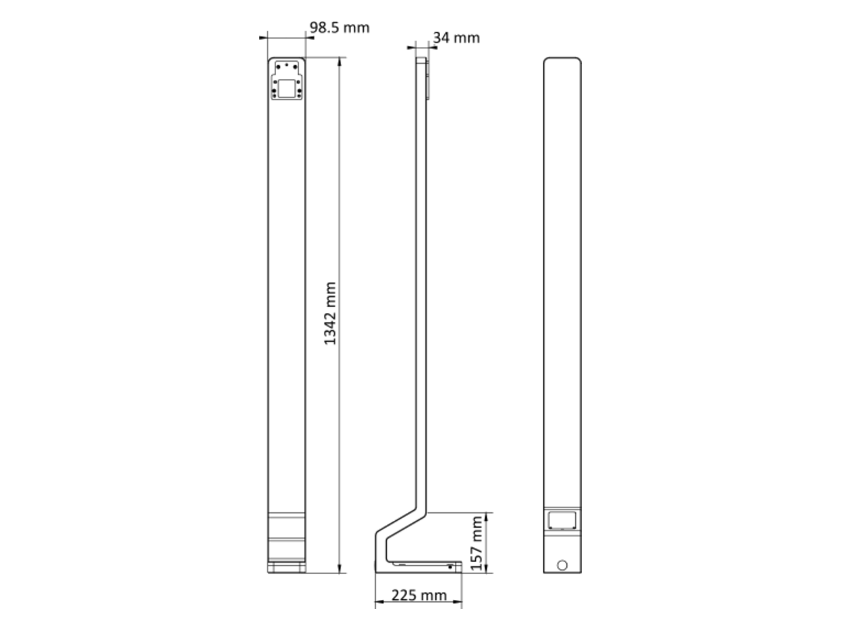 DS-KAB671-B-FLOOR Hikvision Floor Stand 產品圖片