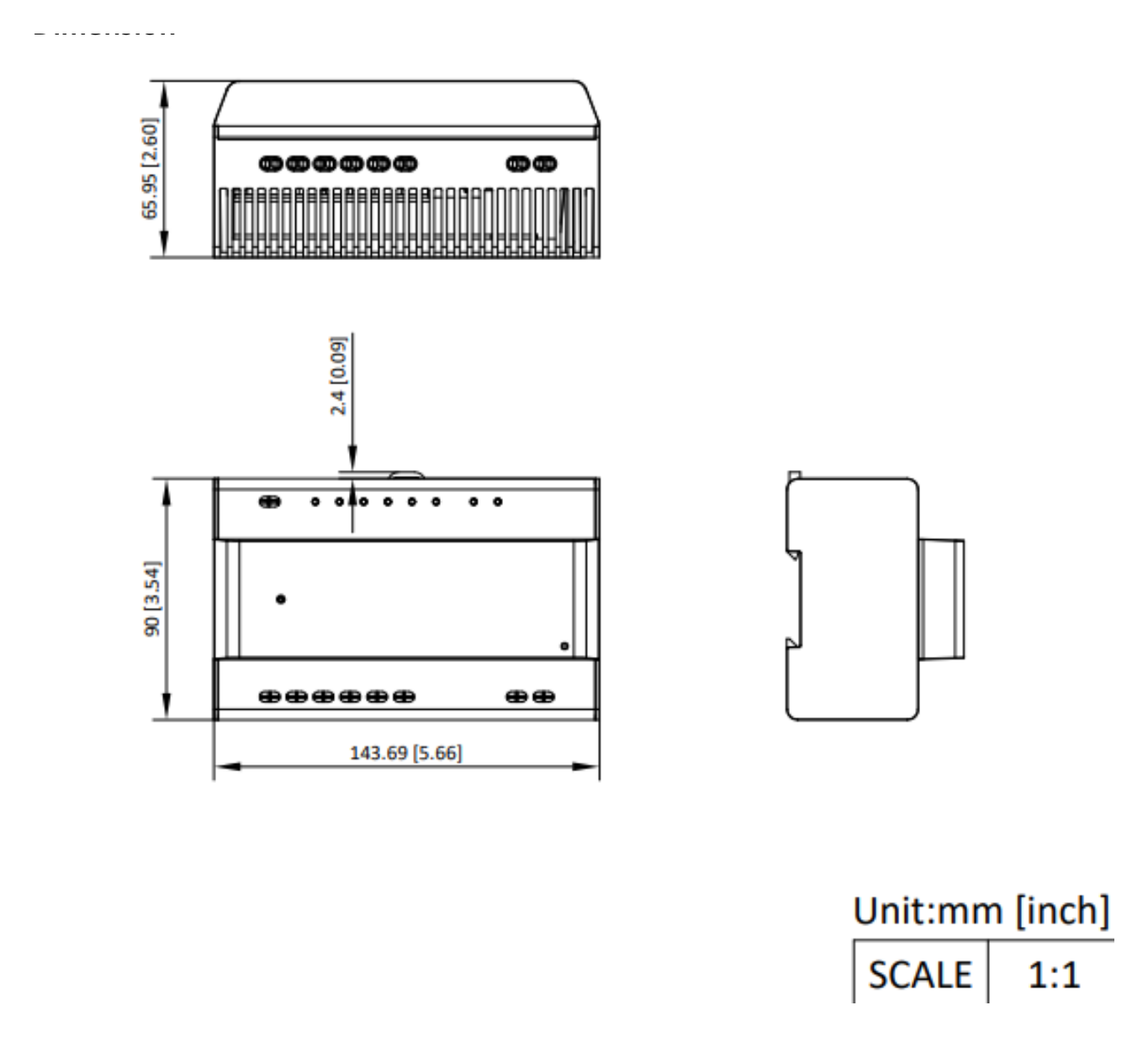 DS-KAD706Y 外形尺寸圖 詳見圖示｜Unit: mm