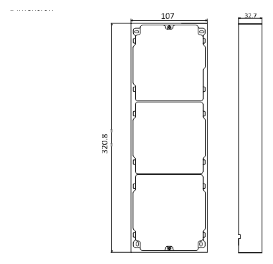 DS-KD-ACW3 外形尺寸圖 詳見圖示｜Unit: mm