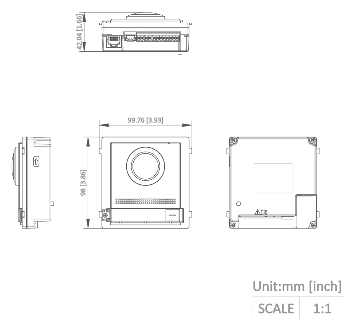 DS-KD8003-IME1(B)/S 外形尺寸圖 詳見圖示|Unit: mm