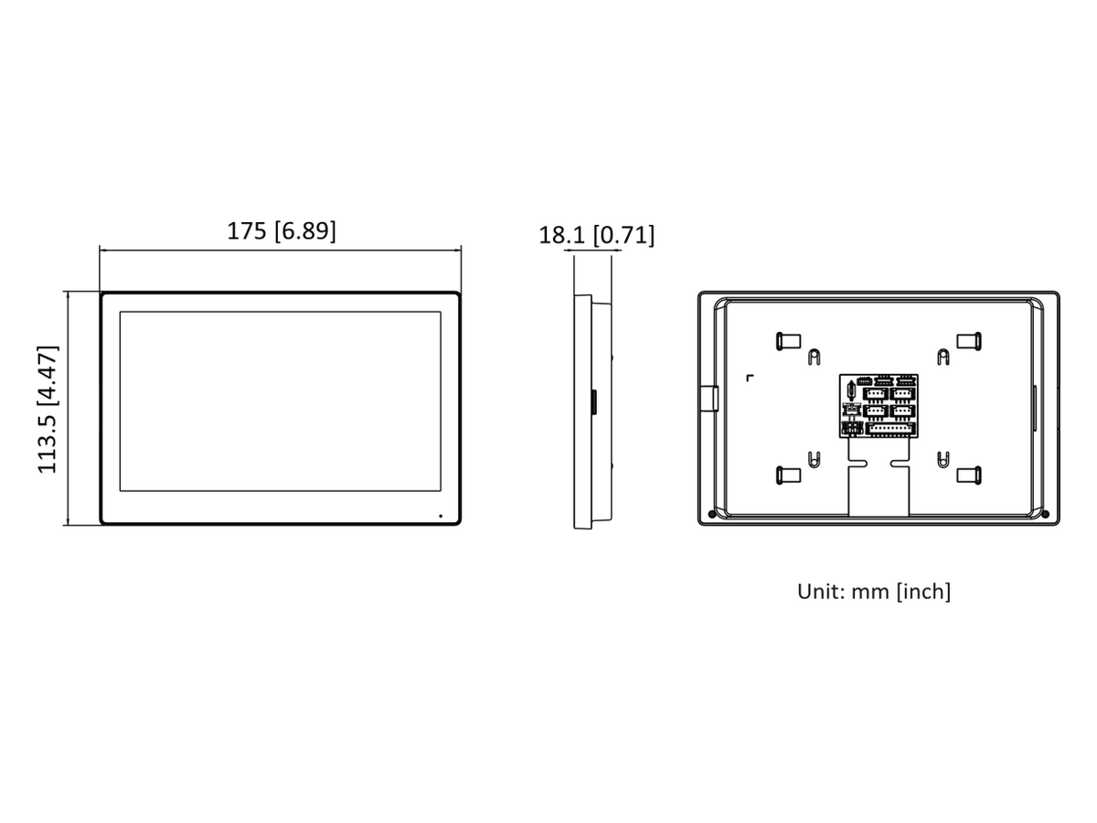 DS-KH6352-WTDE6 Hikvision 4-Wire Hybrid HD Indoor Station 產品圖片