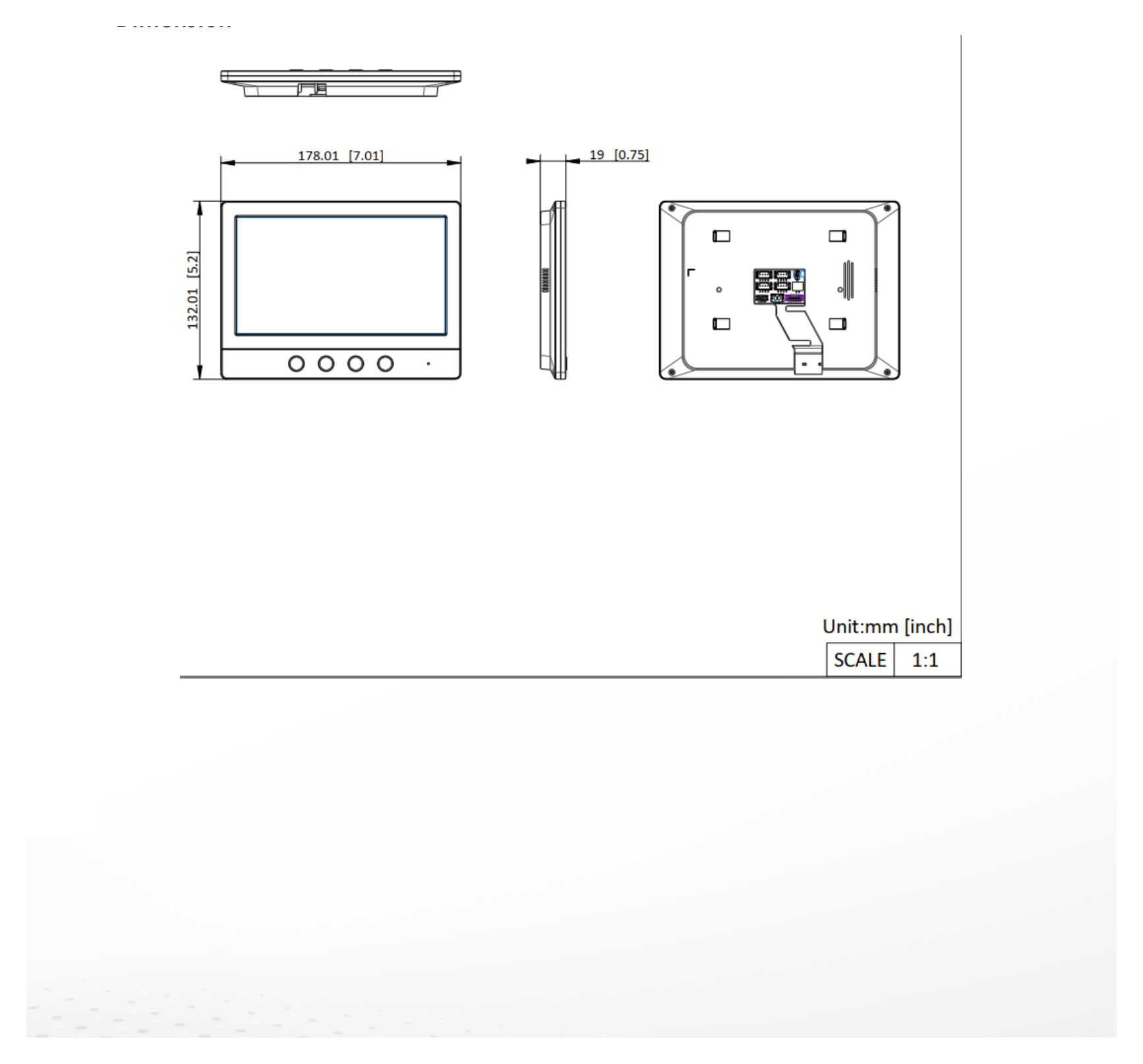 DS-KIS212B 外形尺寸圖 136mm x 51mm x 20mm｜Unit: mm