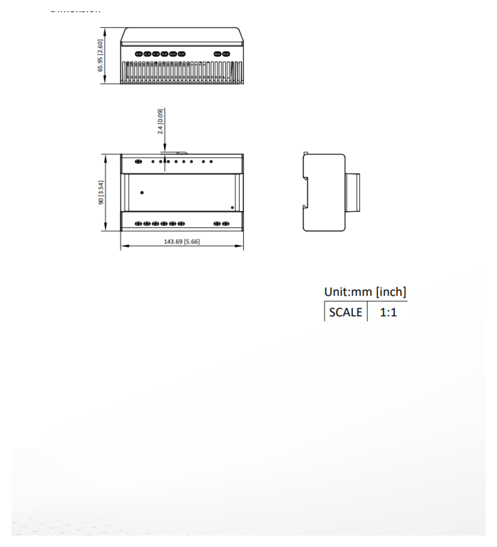 DS-KIS702Y-P 外形尺寸圖 詳見圖示｜Unit: mm