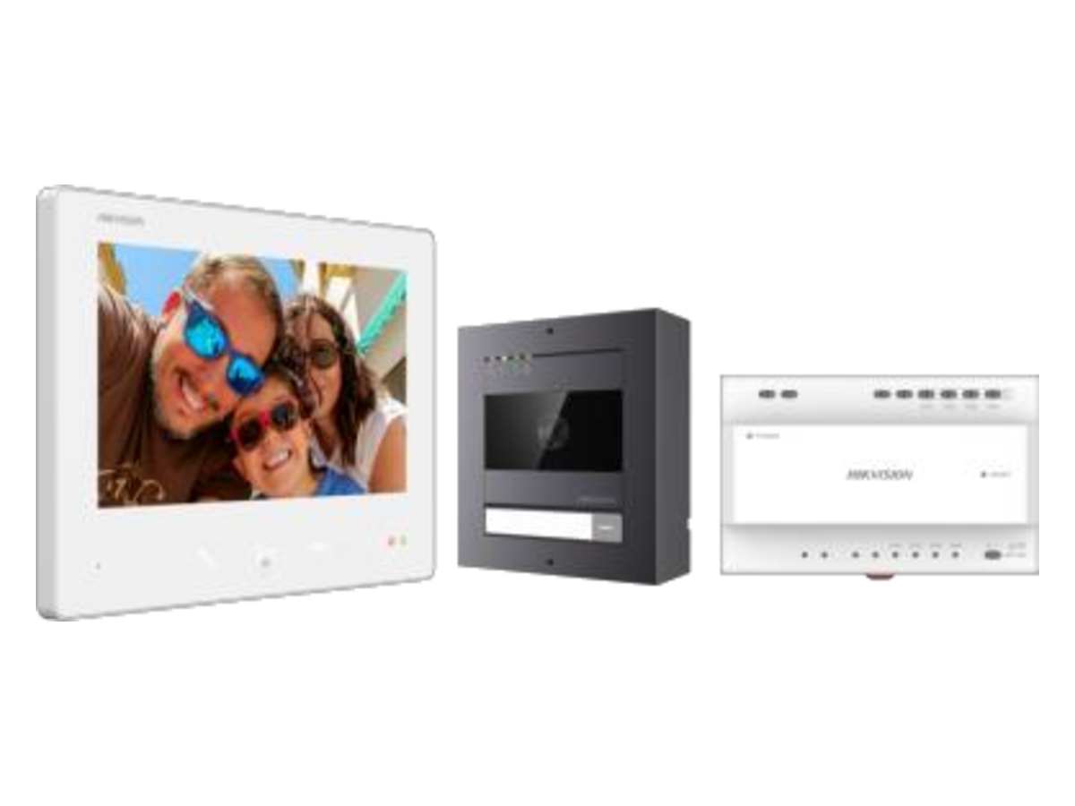 DS-KIS704EYALUMINUM Hikvision 2-wire HD KIT 產品圖片