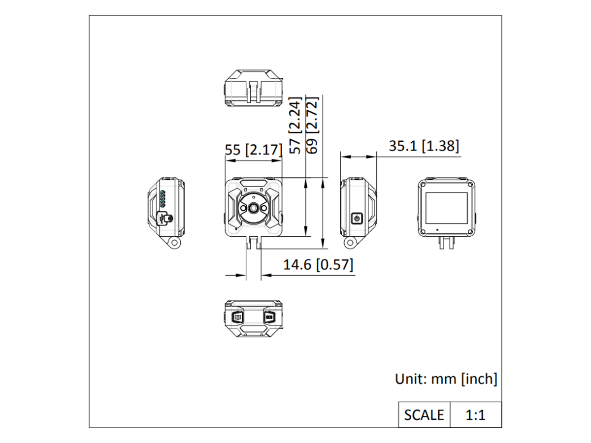 DS-MCH208 Hikvision Wi-Fi Helmet Camera 產品圖片