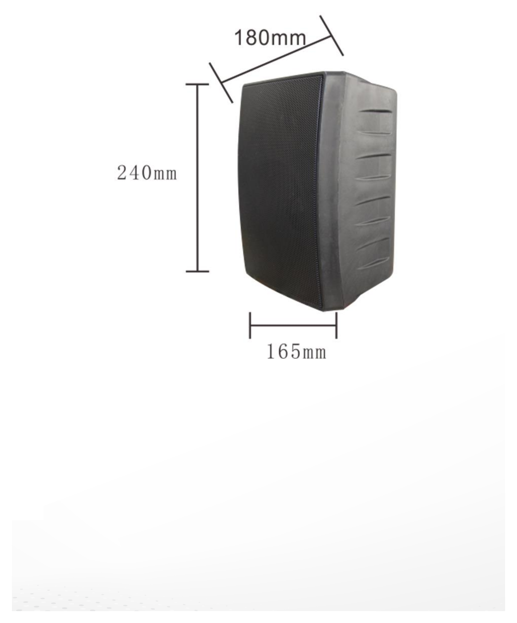 DS-QAE0130G1 外形尺寸圖 180(W)x240(H)x165D)mm｜重量 Approx. 2477g｜Unit: mm