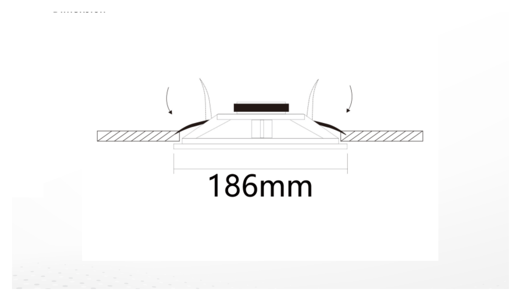 DS-QAE0210G1-V 外形尺寸圖 Ø 180 × 70 mm(Ø 7.08" × 2.75")|重量 Approx. 607 g (1.33 lb.)|Unit: mm