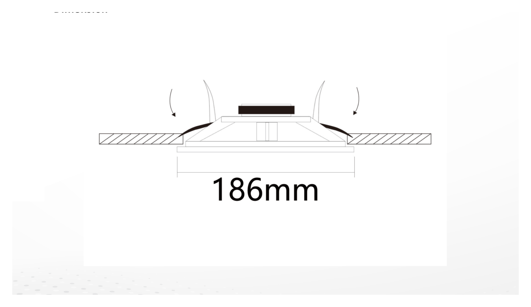 DS-QAE0215G1-V 外形尺寸圖 Ø 186 × 80 mm(Ø 7.32" × 3.15")|重量 Approx. 803 g (1.77 lb.)|Unit: mm