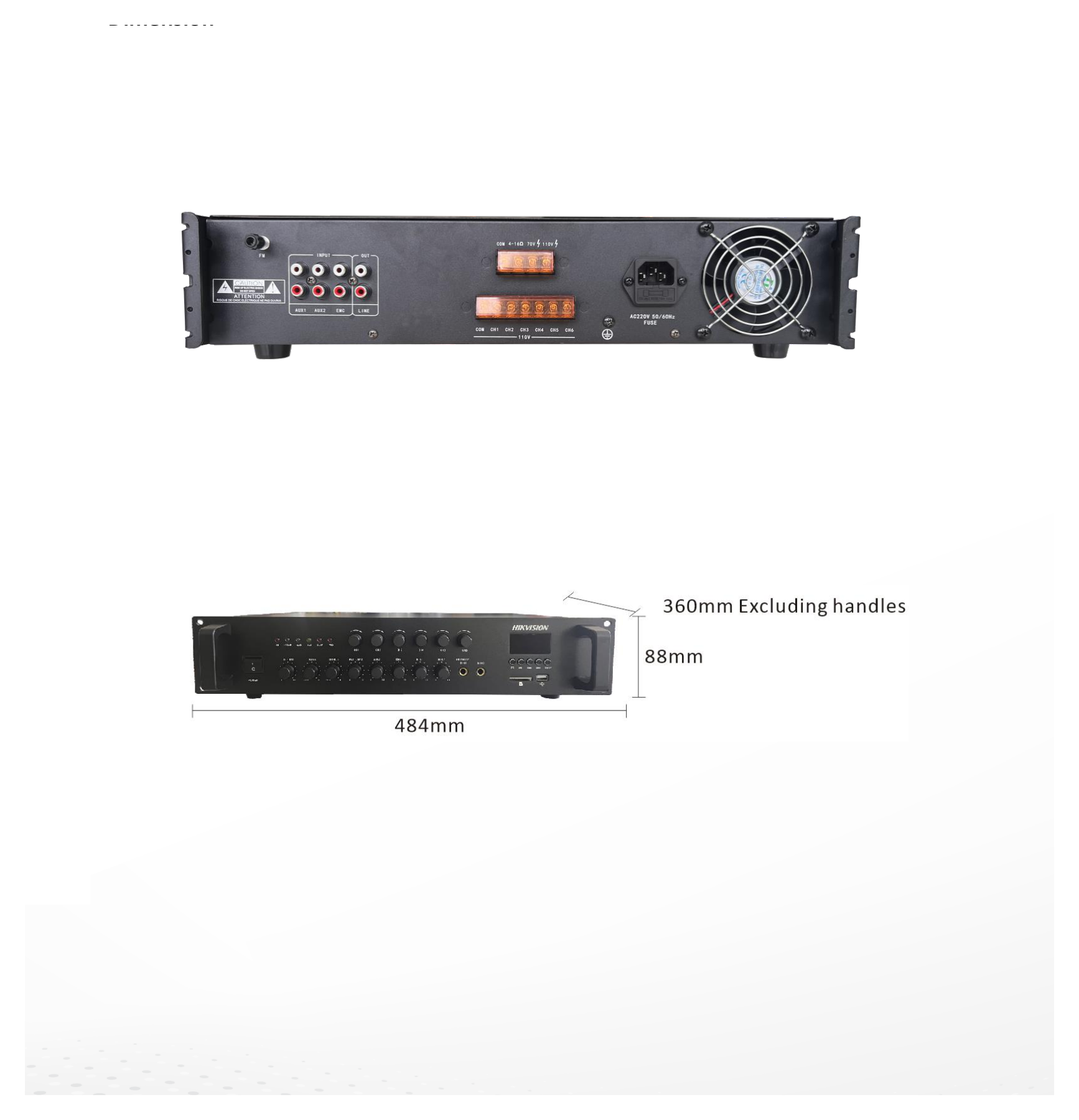 DS-QAE0A240G1-VB6 外形尺寸圖 484 × 88 × 360mm｜重量 Approx. 10.3 kg (22.71 lb.) Package 484 × 88 × 395mm｜Unit: mm