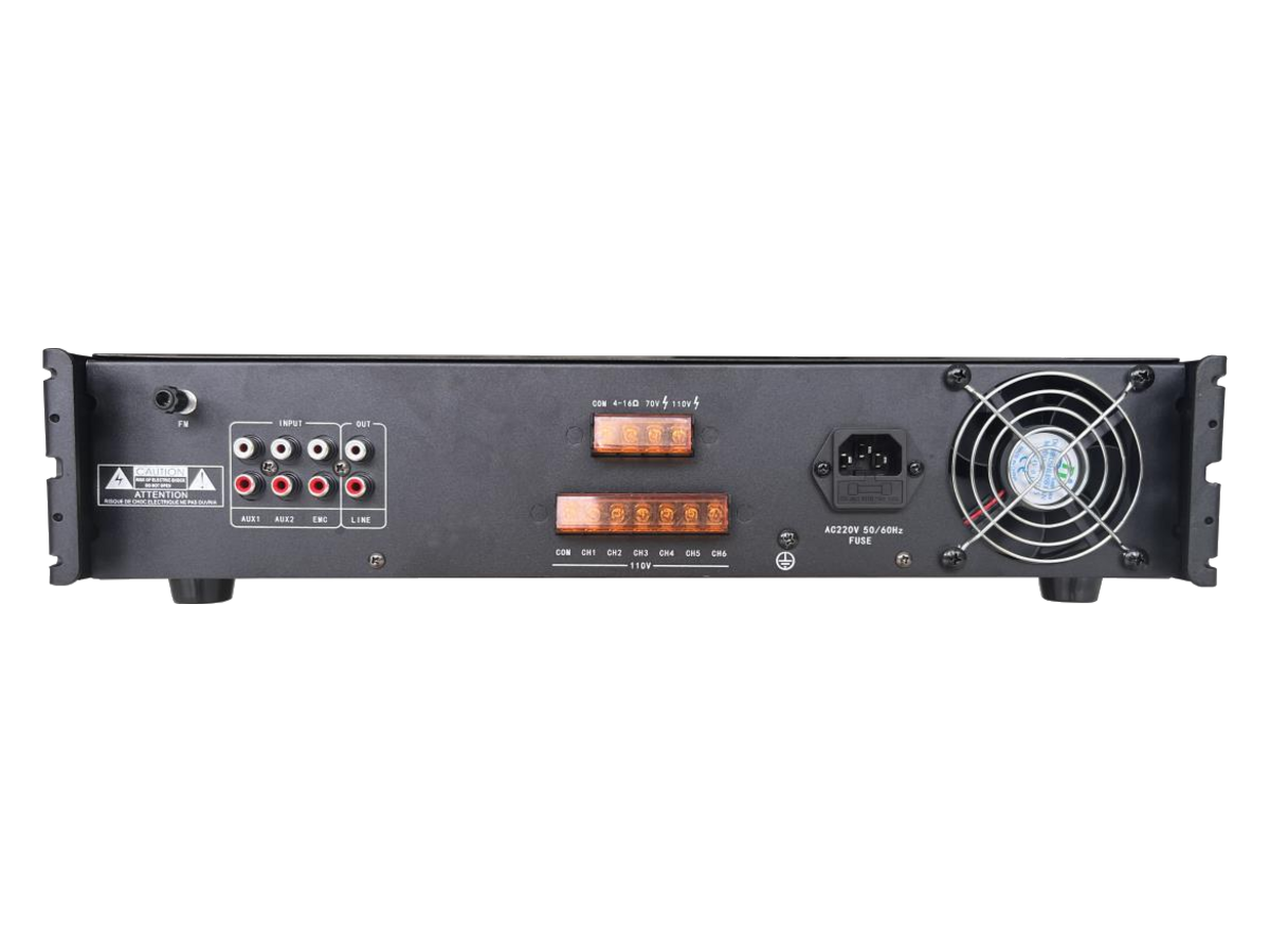 DS-QAE0A240G1-VB6 Hikvision 240W 6-Zone Analog Amplifier 產品圖片