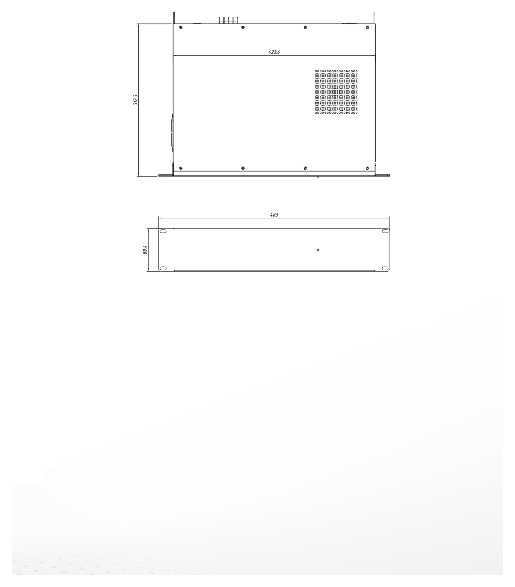 DS-QAE0A360G1-V6/ENB 外形尺寸圖 440x402x130 mm｜重量 17 kg｜Unit: mm