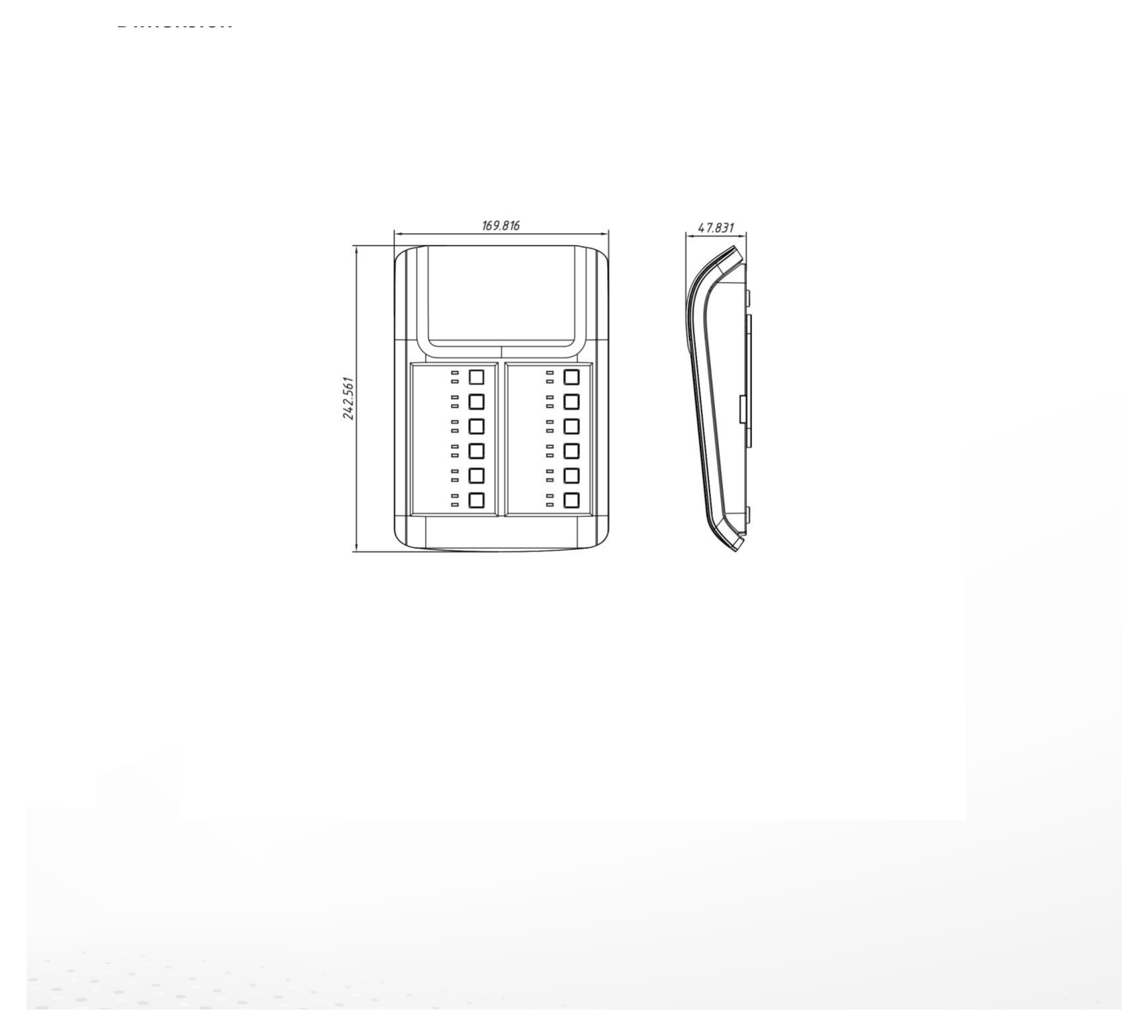 DS-QAE0MP0G1/ENEX 外形尺寸圖 243x170x75 mm｜重量 0.43 kg｜Unit: mm