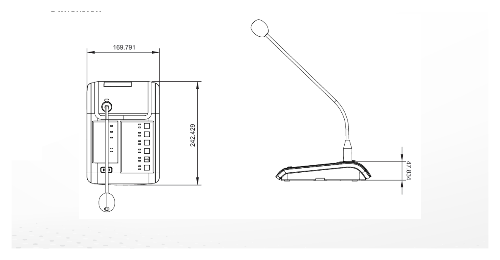 DS-QAE0MP0G2/EN 外形尺寸圖 243x170x75 mm｜重量 0.72 kg｜Unit: mm