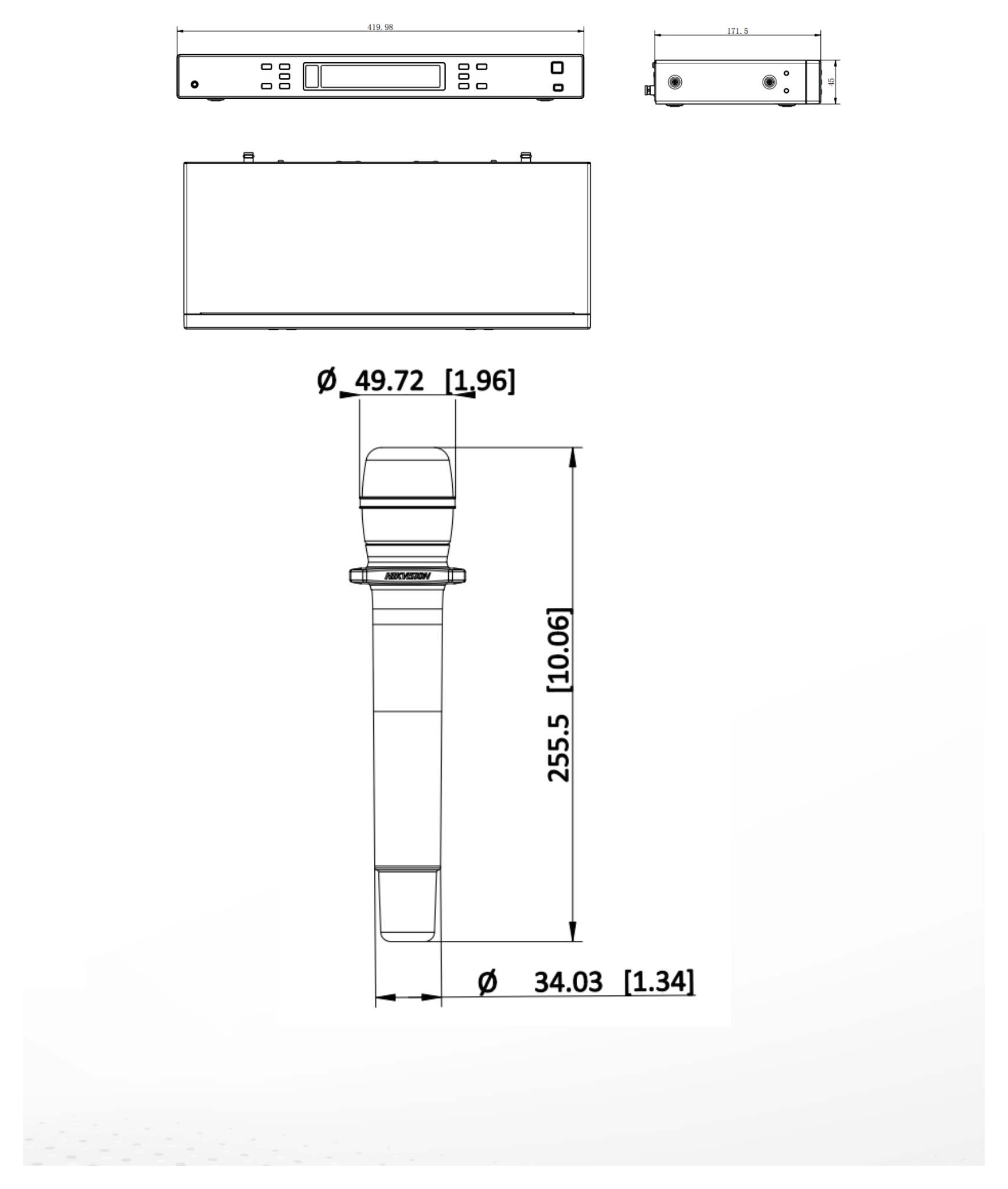 DS-QAPMKHC1-2U 外形尺寸圖 詳見圖示｜Unit: mm