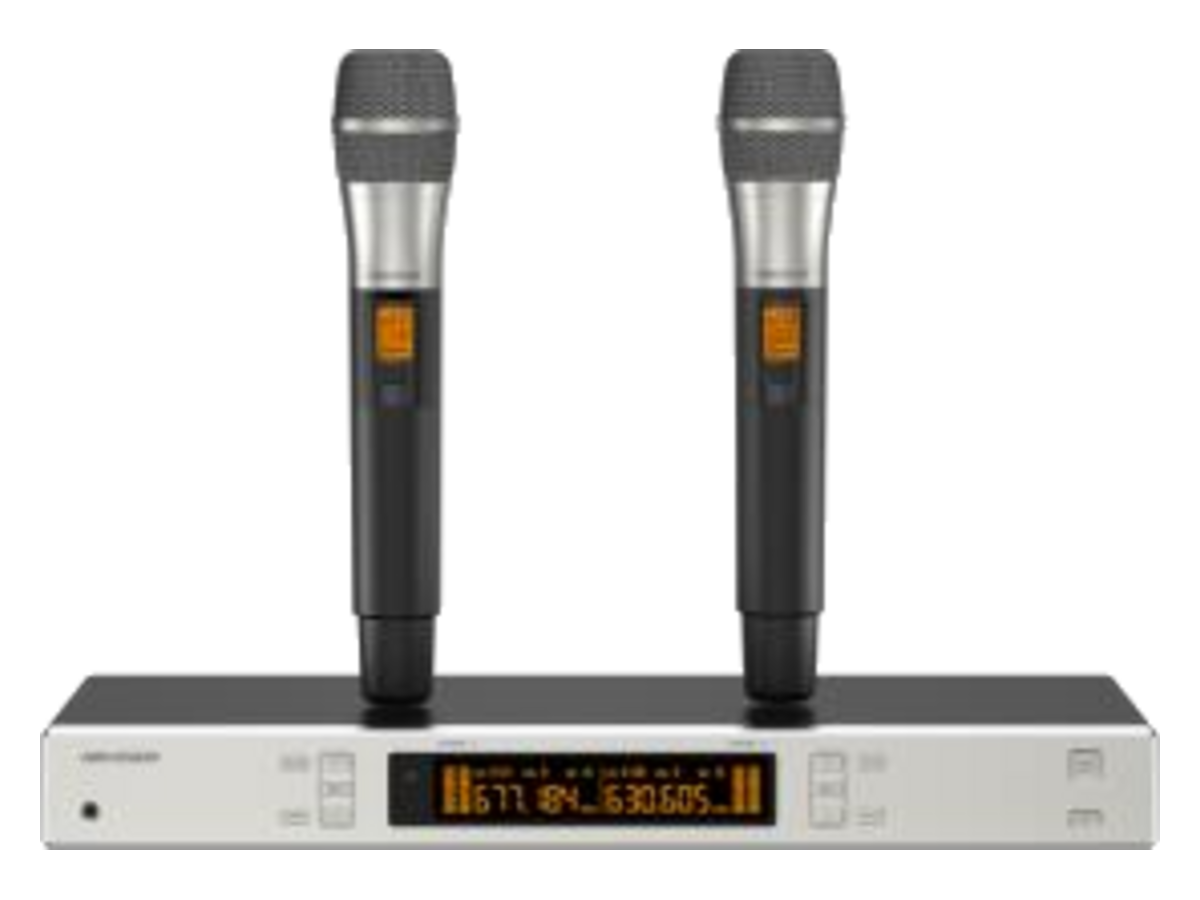 DS-QAPMKHC1-2U Hikvision UHF Wireless Microphone System 2 Channel Handheld Mic 產品圖片