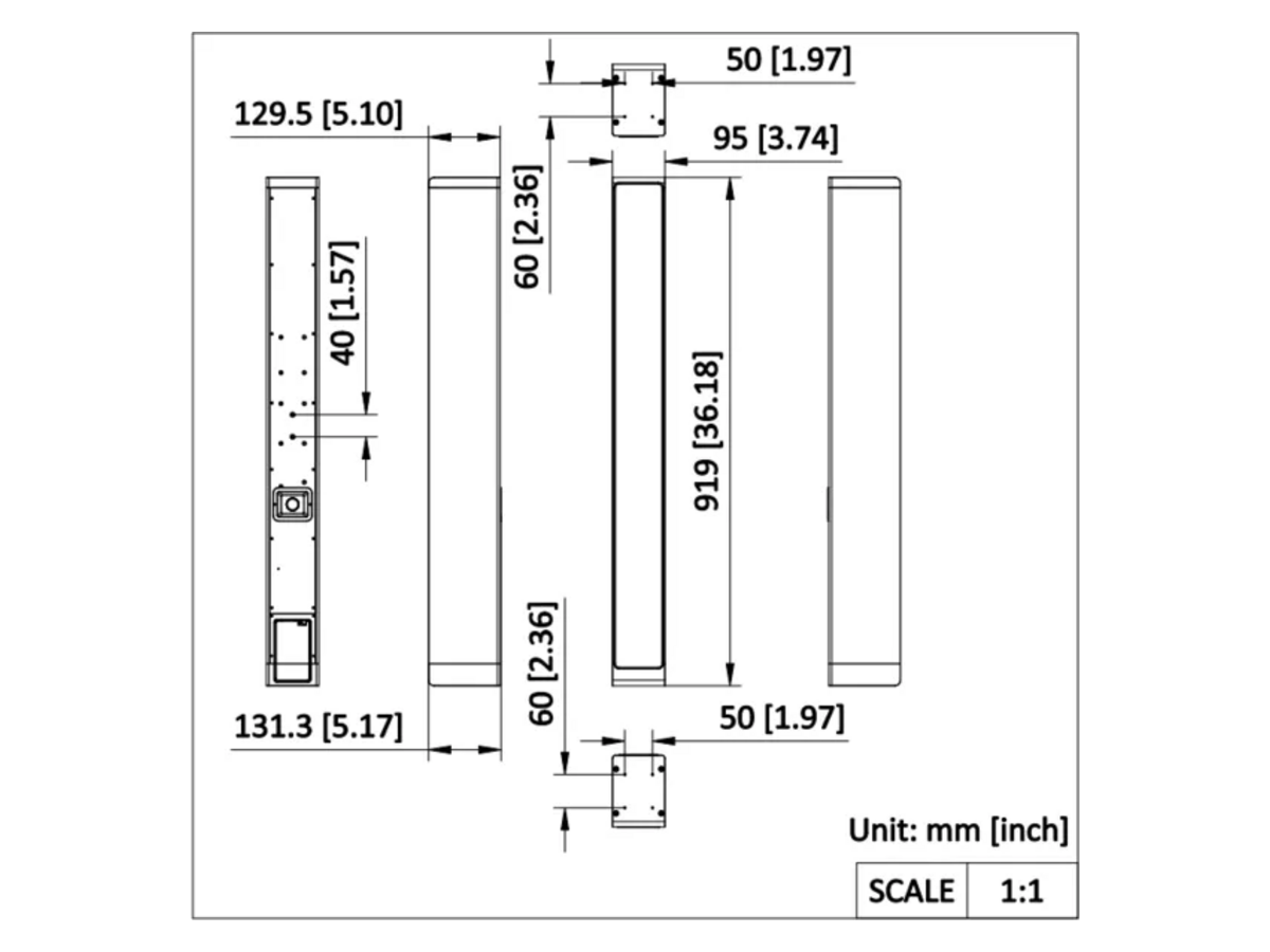 DS-QAPS4R15-2 Hikvision 2.25-inch 150 W Linear Speaker Column 產品圖片