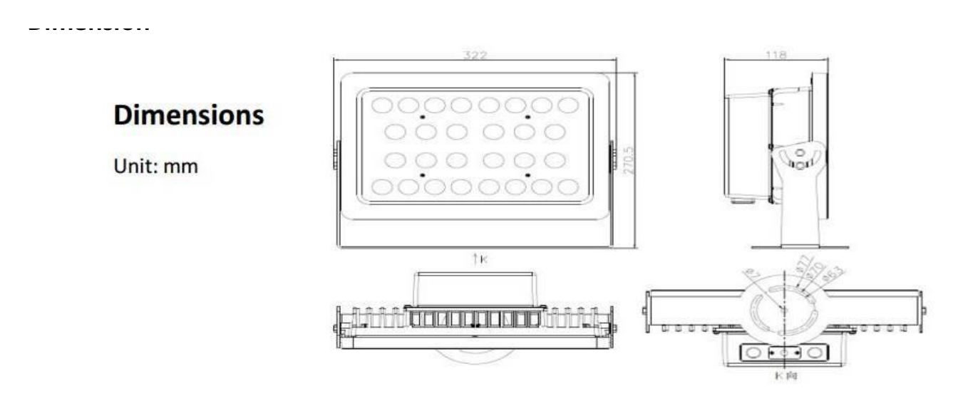 DS-TL2002A 外形尺寸圖 322 mm × 271 mm × 118 mm (12.7" × 10.7" × 4.6") (L × W × H)｜重量 Approx. 5.1 kg (11.24 lb.)｜Unit: mm