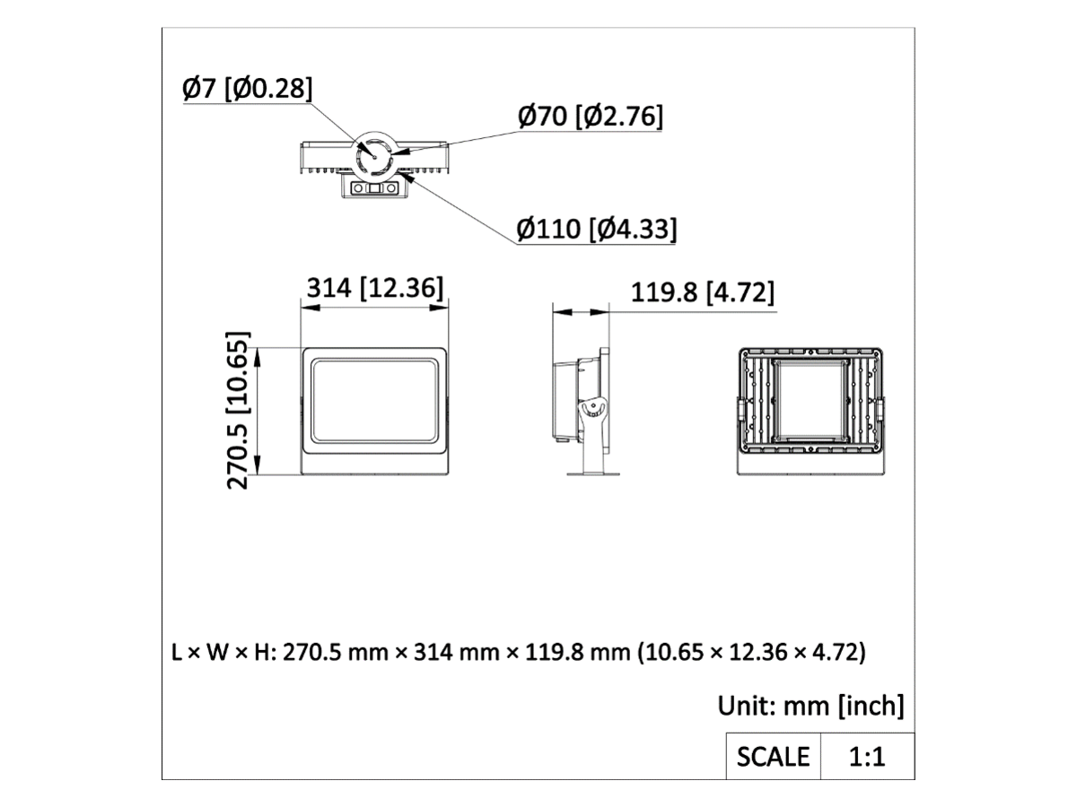 DS-TL2002C Hikvision LED Continuous Supplement Light 產品圖片