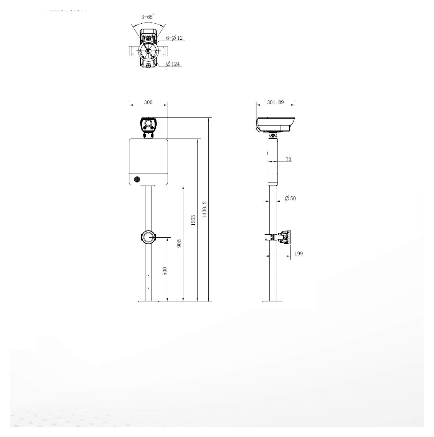 DS-TMC200-E1 外形尺寸圖 詳見圖示｜Unit: mm