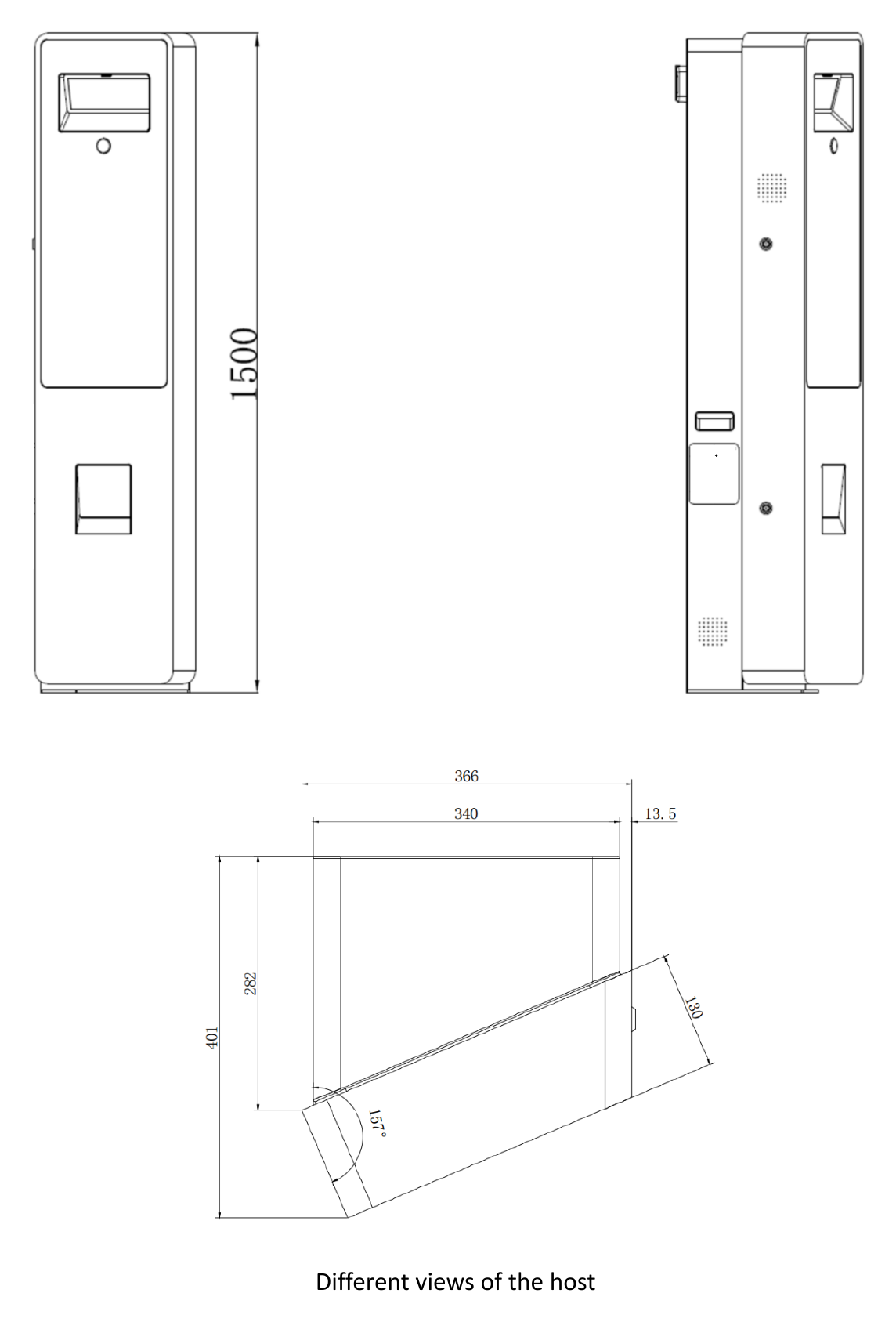 DS-TMC407-EH 外形尺寸圖 詳見圖示｜Unit: mm