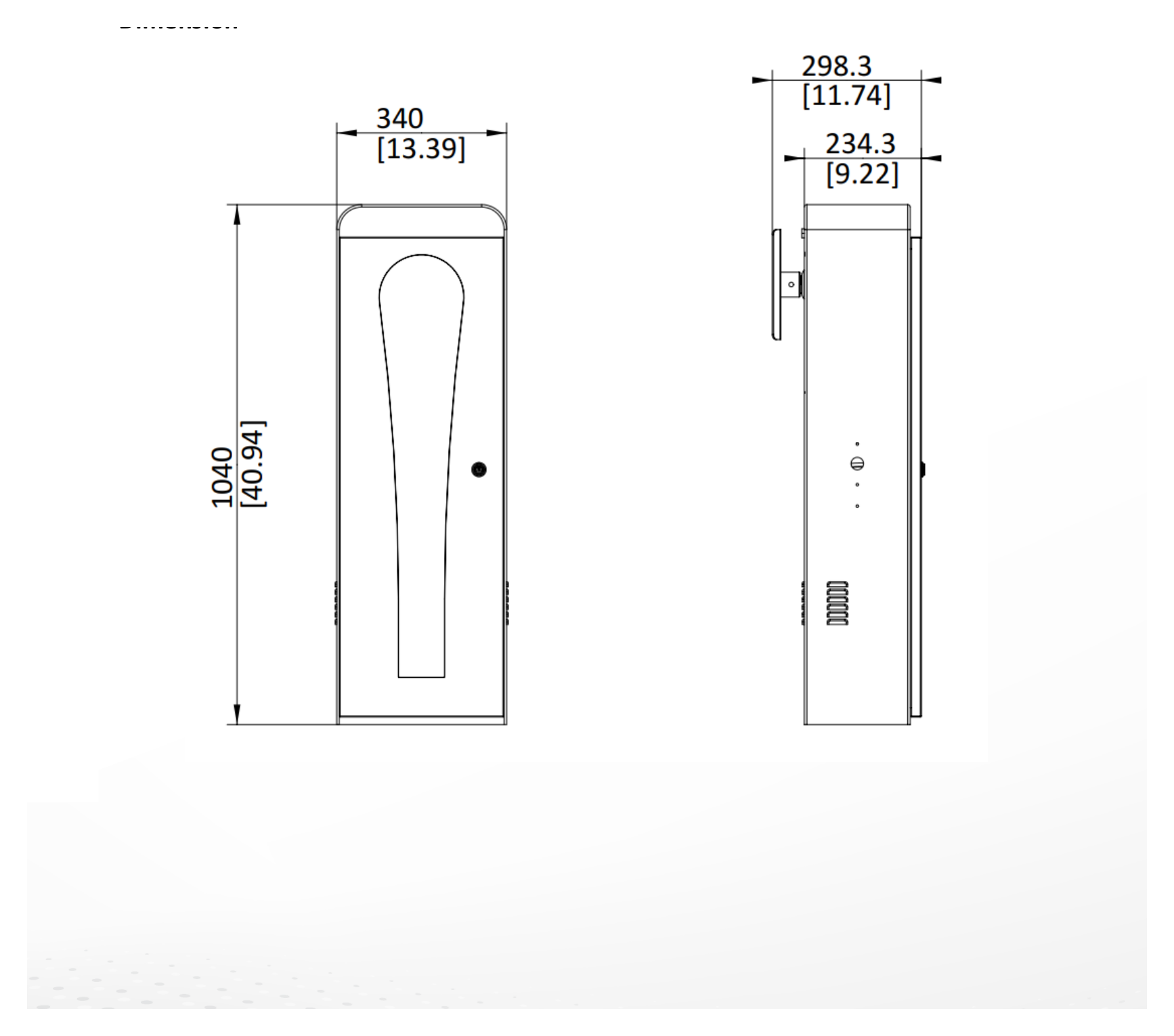 DS-TMG320-B 外形尺寸圖 詳見圖示｜Unit: mm