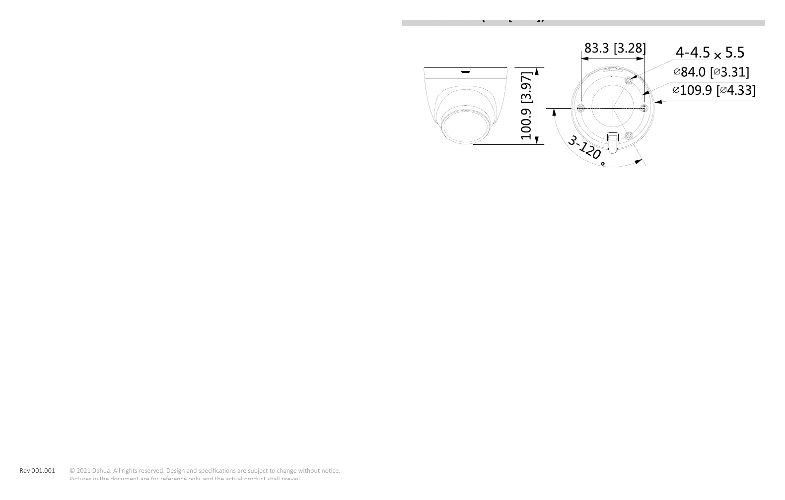 HAC-HDW1500TQ-A-POC 外形尺寸圖 詳見圖示｜Unit: mm