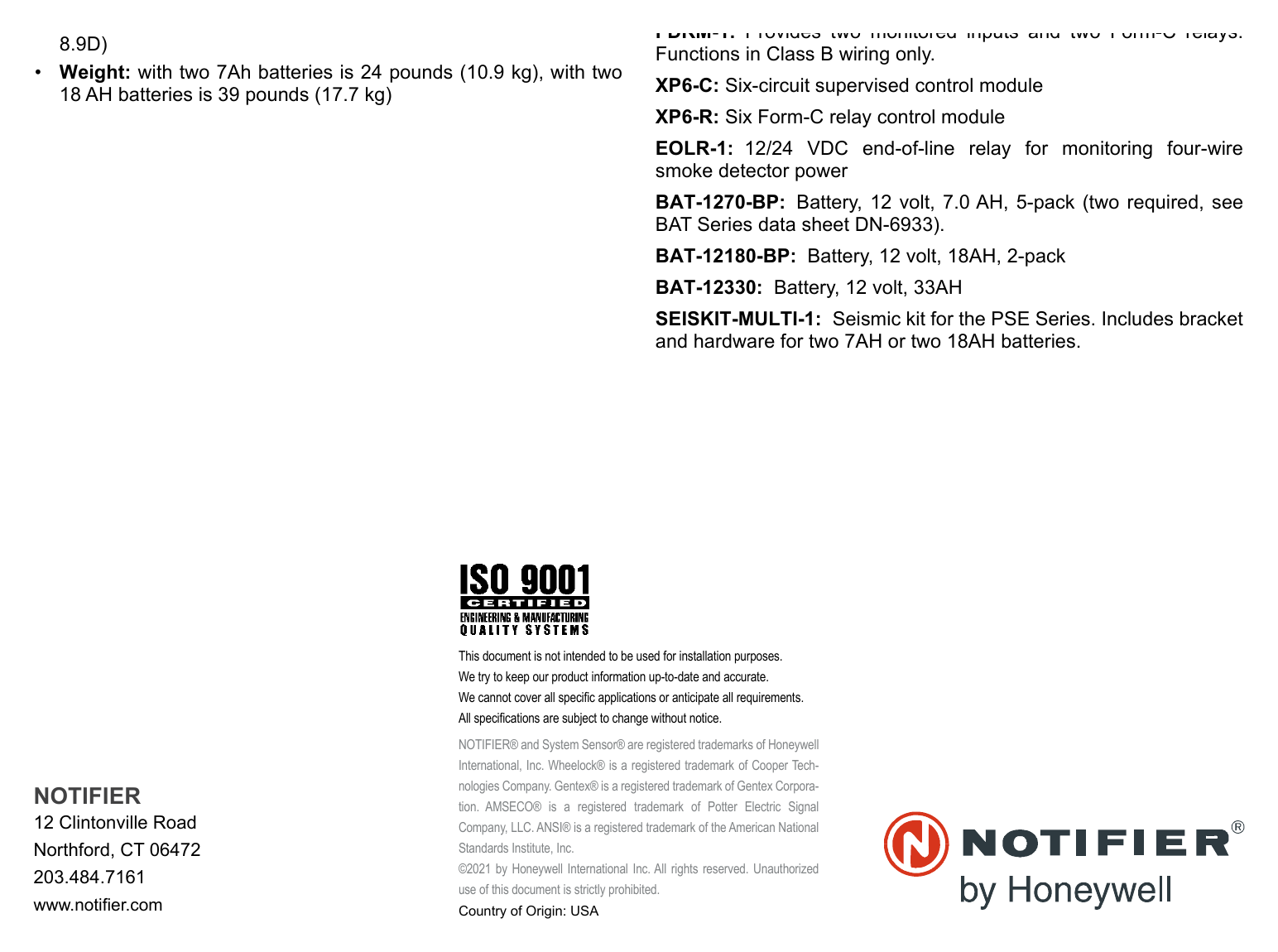 HBT-FIRE-DN-61092-C-NOTIFIER 外形尺寸圖 詳見圖示｜Unit: mm