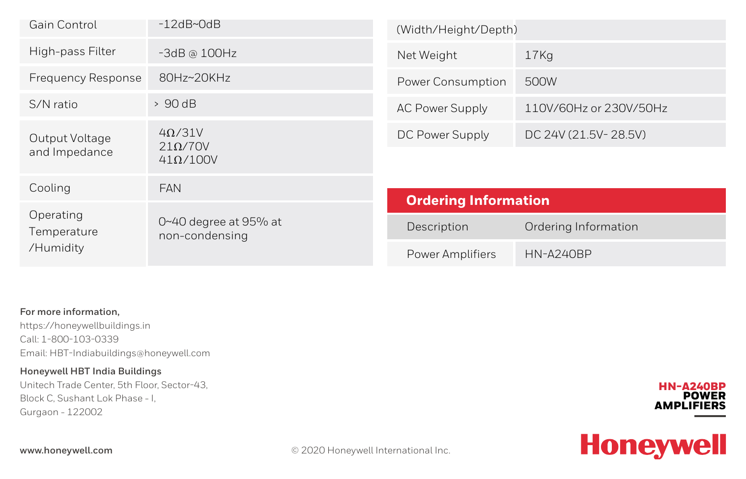 HN-A240BP 外形尺寸圖 88 (H) × 482 (W) × 377 (D) mm｜Unit: mm