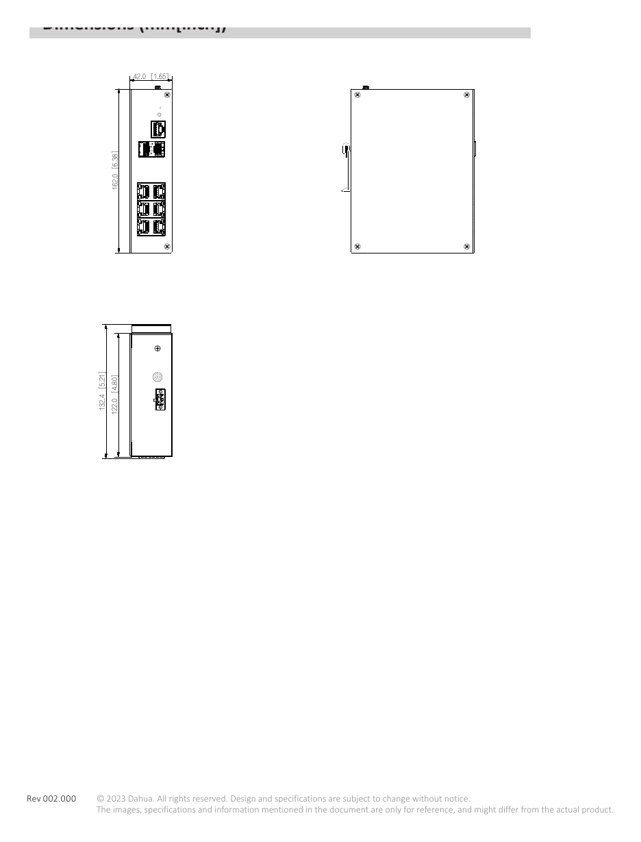 HS4208-4GT-90 外形尺寸圖 詳見圖示｜Unit: mm