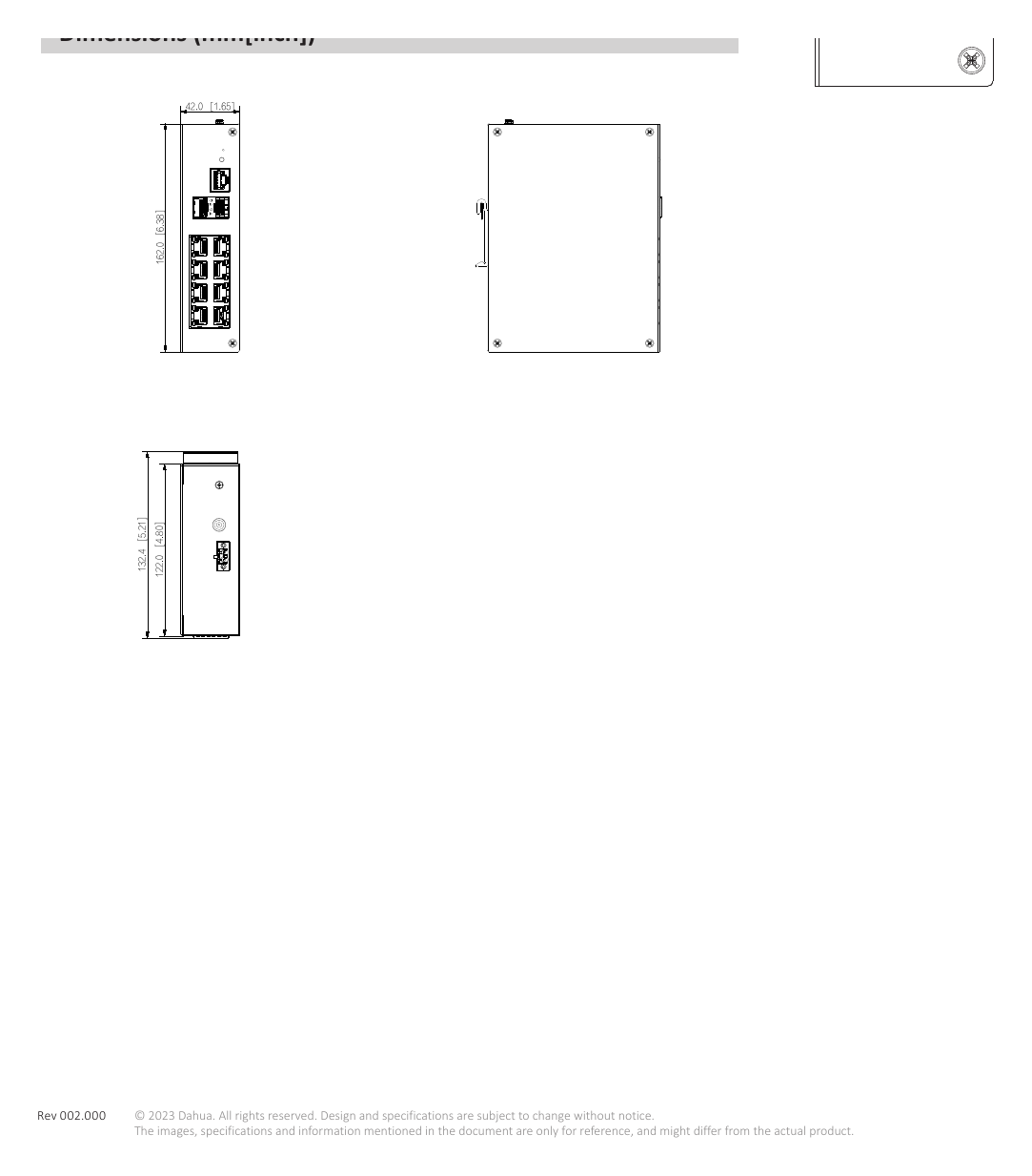 HS4210-8GT-90 外形尺寸圖 詳見圖示｜Unit: mm
