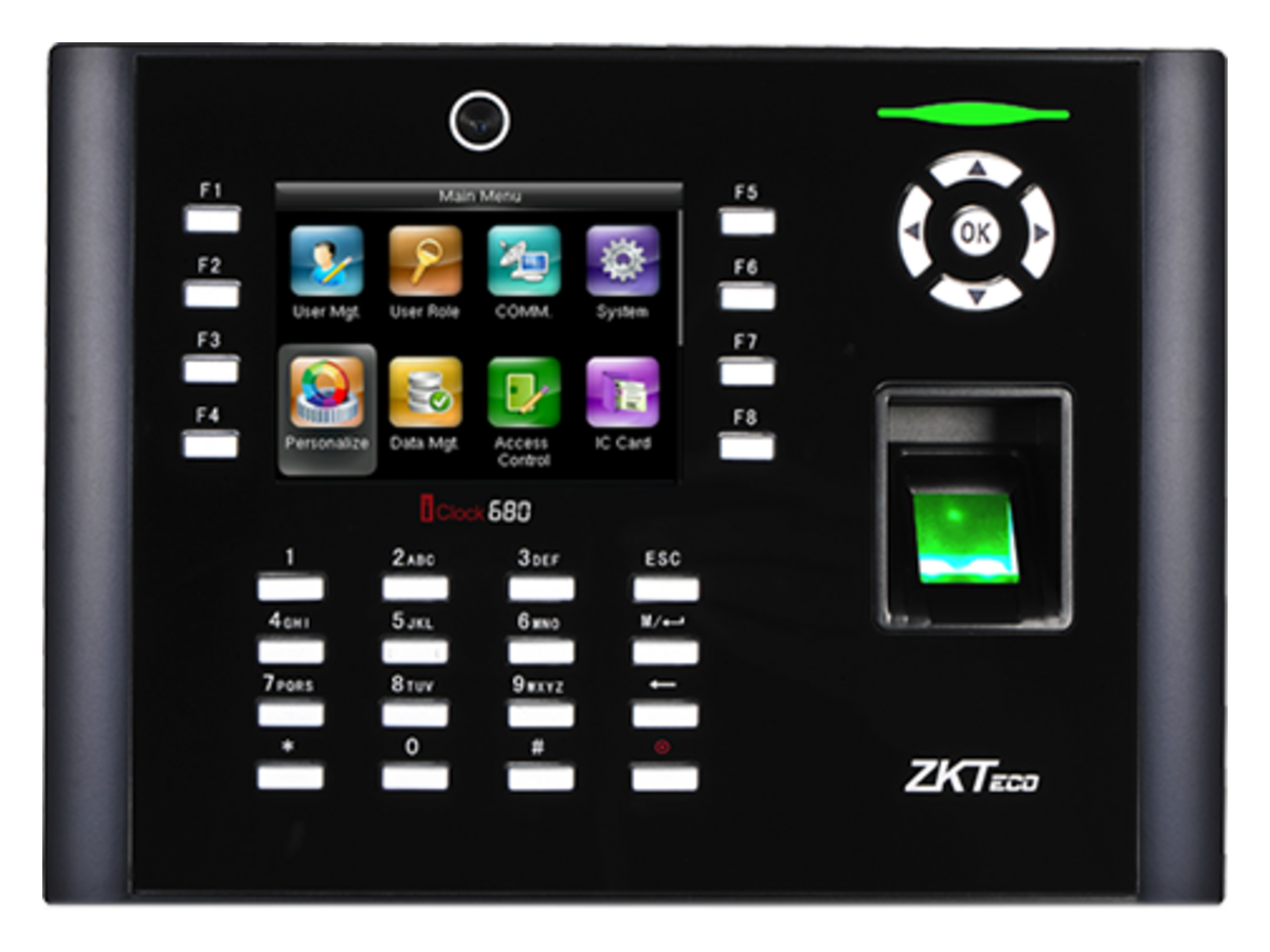 iClock680 ZKTeco iClock680 指紋考勤門禁機 產品圖片
