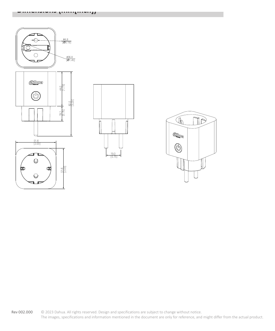 ICS1-W2 外形尺寸圖 詳見圖示｜Unit: mm
