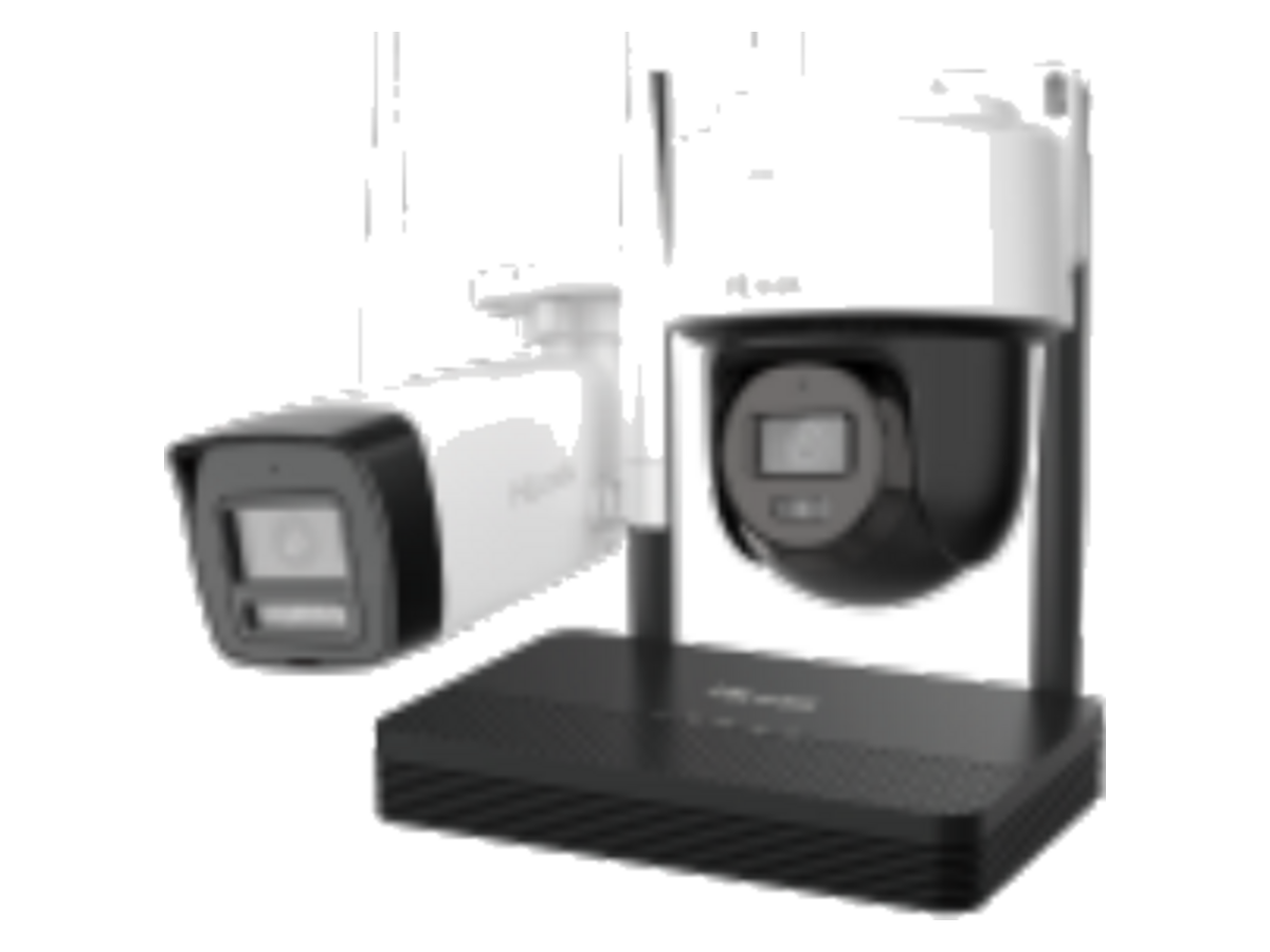 IKS-2044BPH-PH/W Hikvision HiLook 4MP H.265 One bullet + One PTDome WiFi NVS Kit 產品圖片