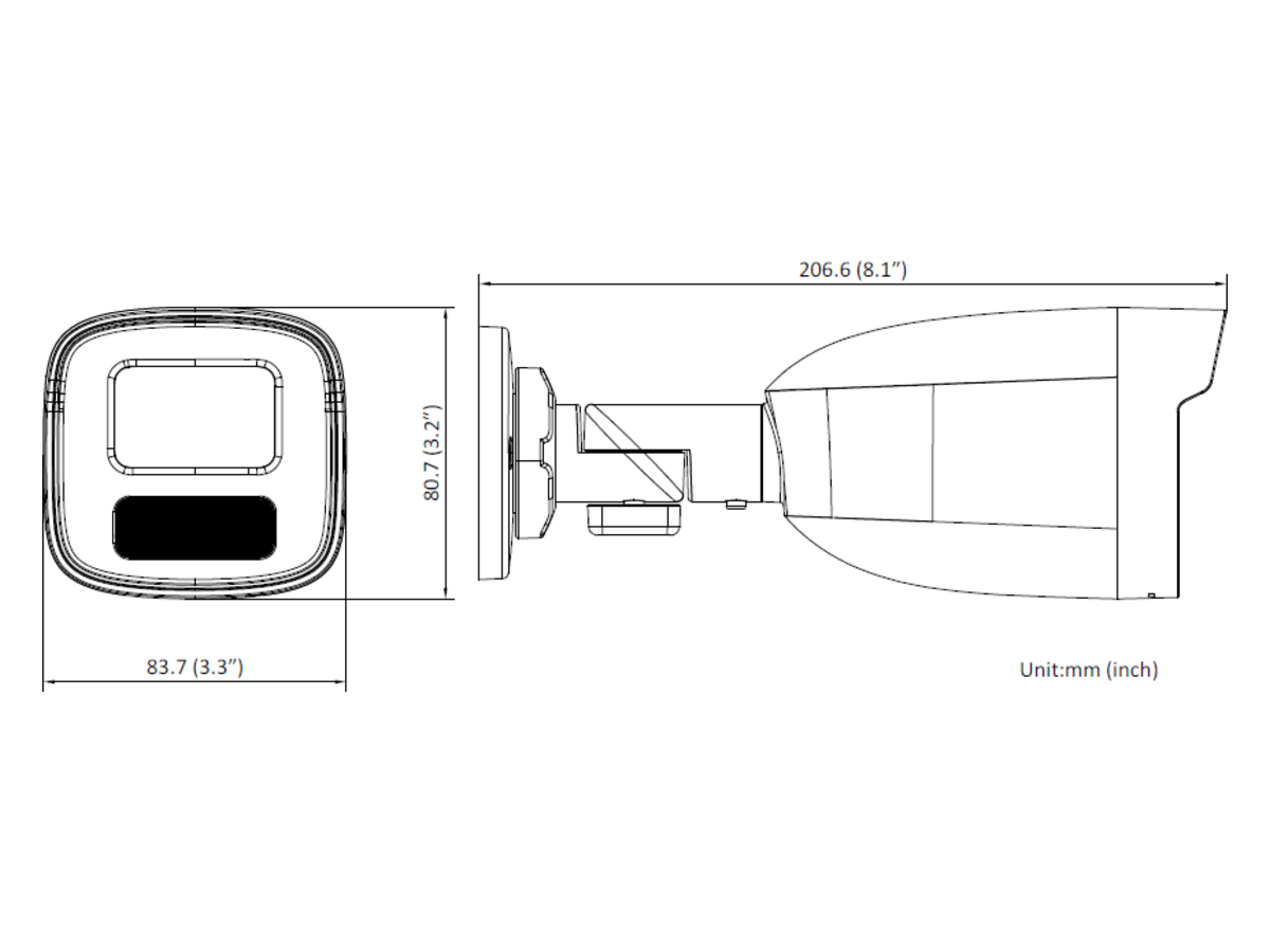 IPC-B429HA HiLook 2MP ColorVu全彩 槍型網絡攝影機 產品圖片