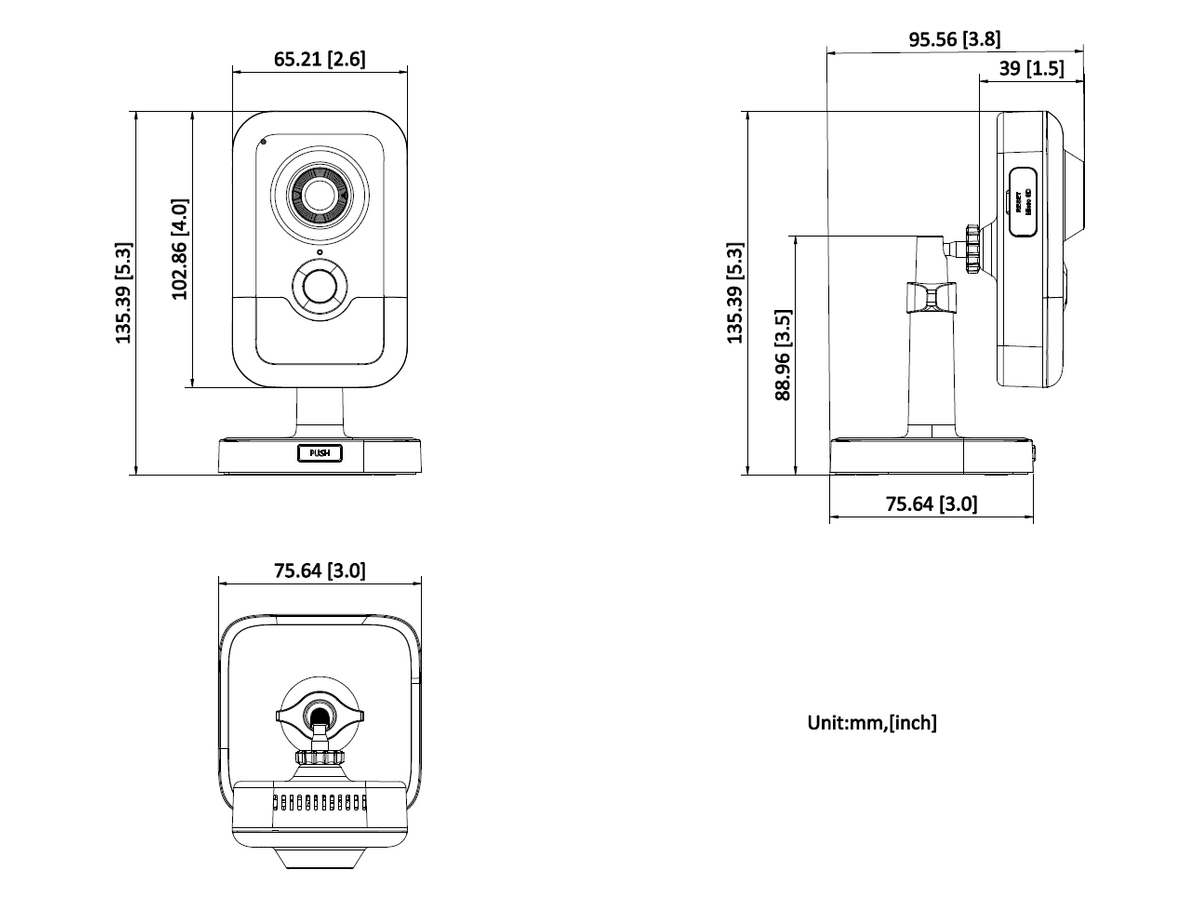 IPC-C320HA-D/W(W) 2MP定焦網絡半球攝影機 產品圖片
