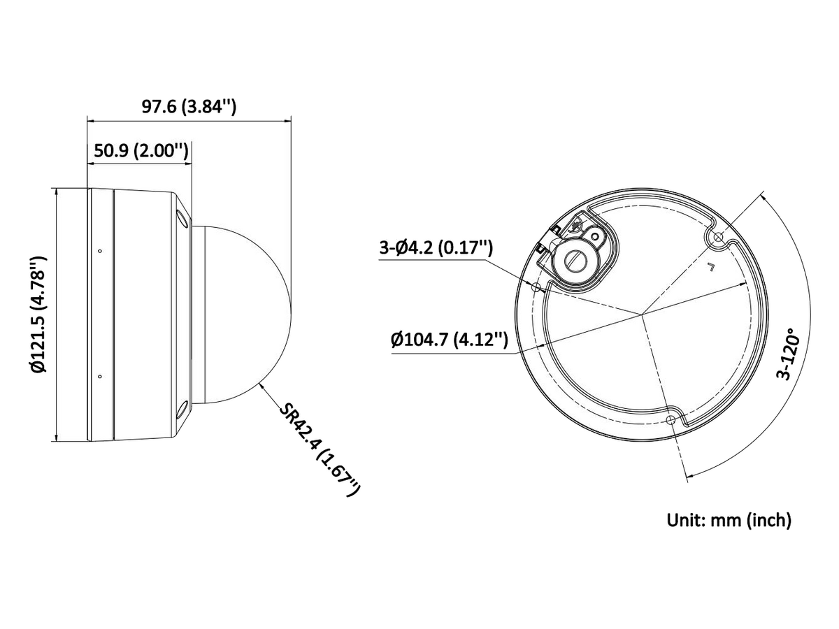 IPC-D169HA 5MP白光全彩半球網絡攝影機 產品圖片