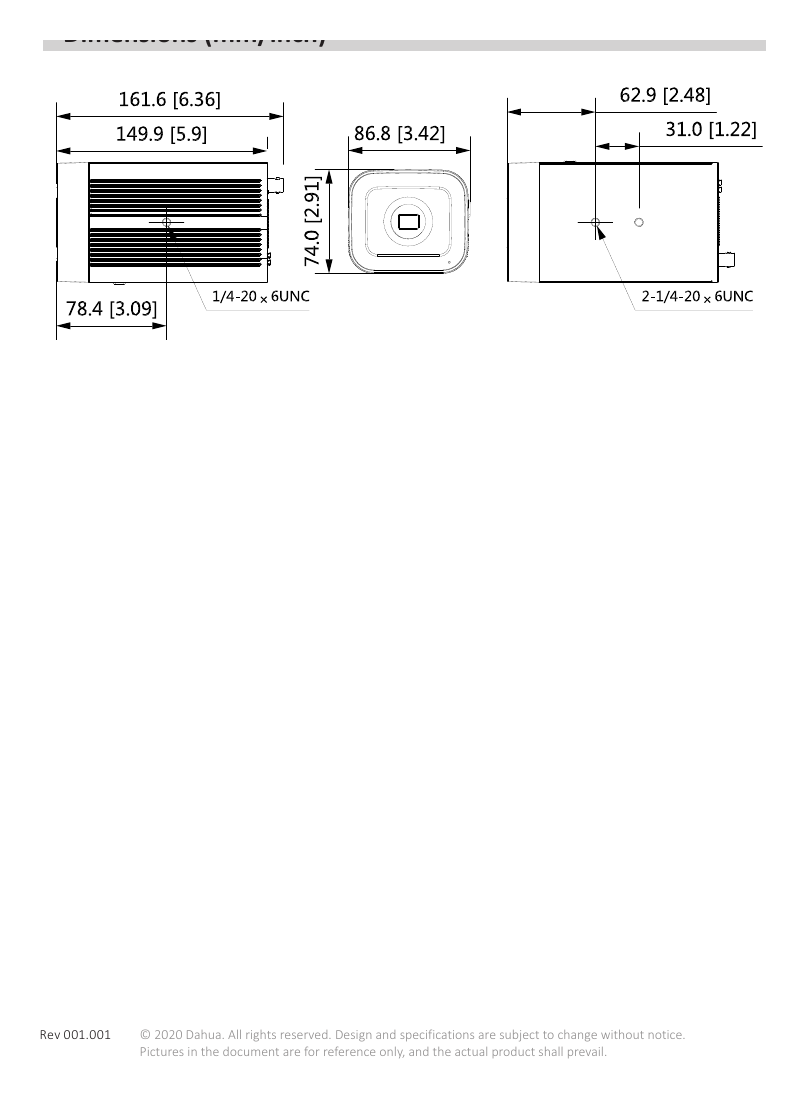 IPC-HF7842F 外形尺寸圖 詳見圖示｜Unit: mm