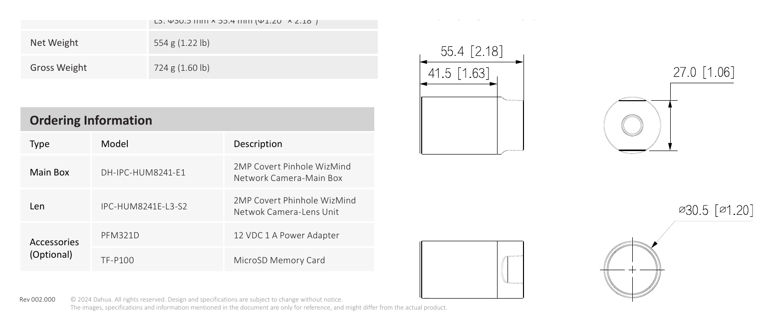 IPC-HUM8241E-E1-L3-S2-S2 外形尺寸圖 詳見圖示｜Unit: mm