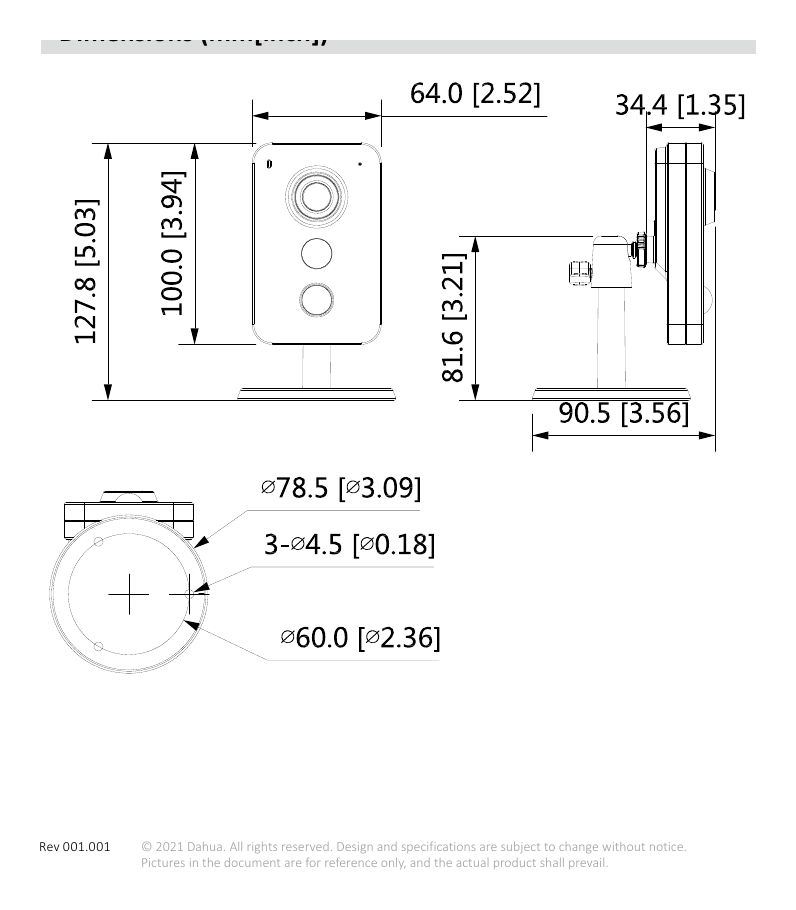 IPC-K22 外形尺寸圖 詳見圖示｜Unit: mm