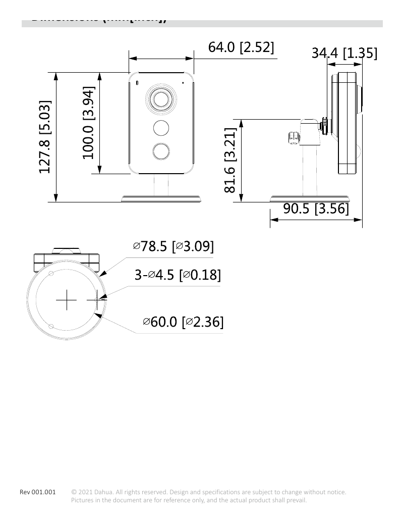 IPC-K22A 外形尺寸圖 詳見圖示｜Unit: mm